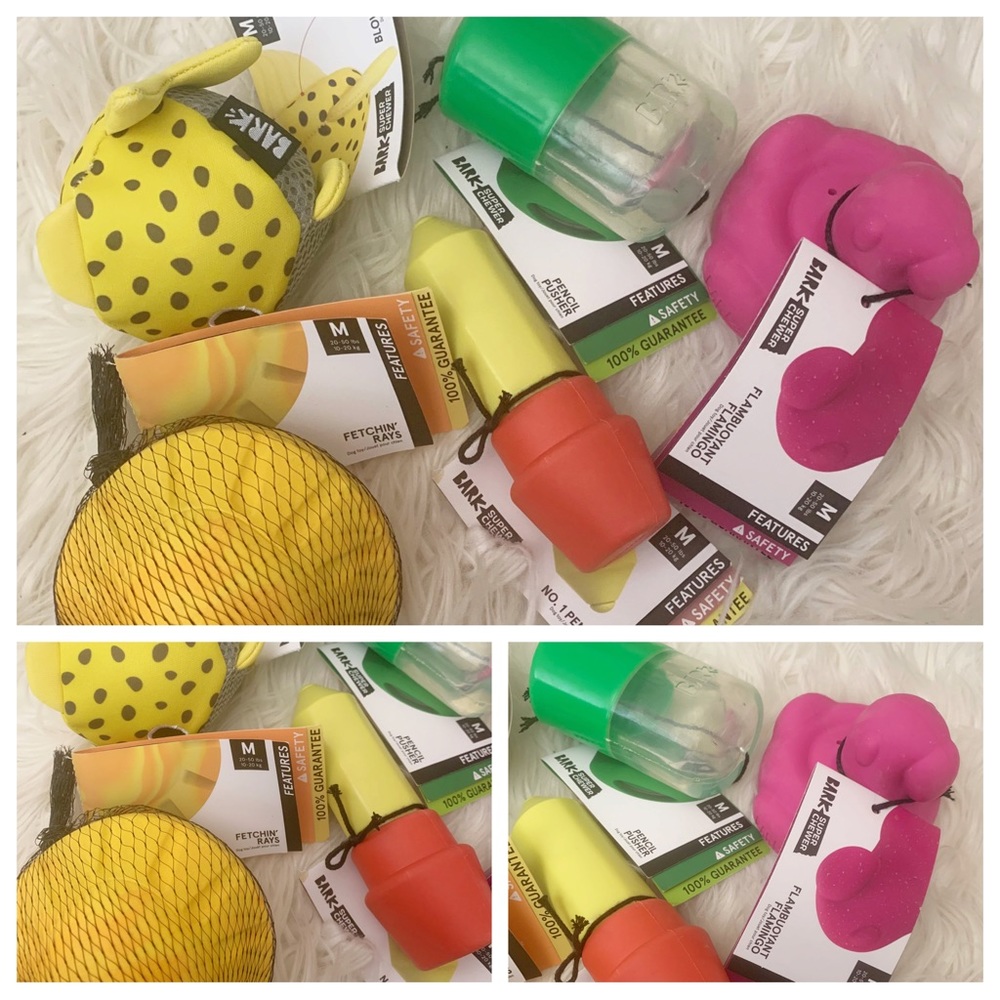 NWT Lot of 5 Bark SuperChewer Toys (M)